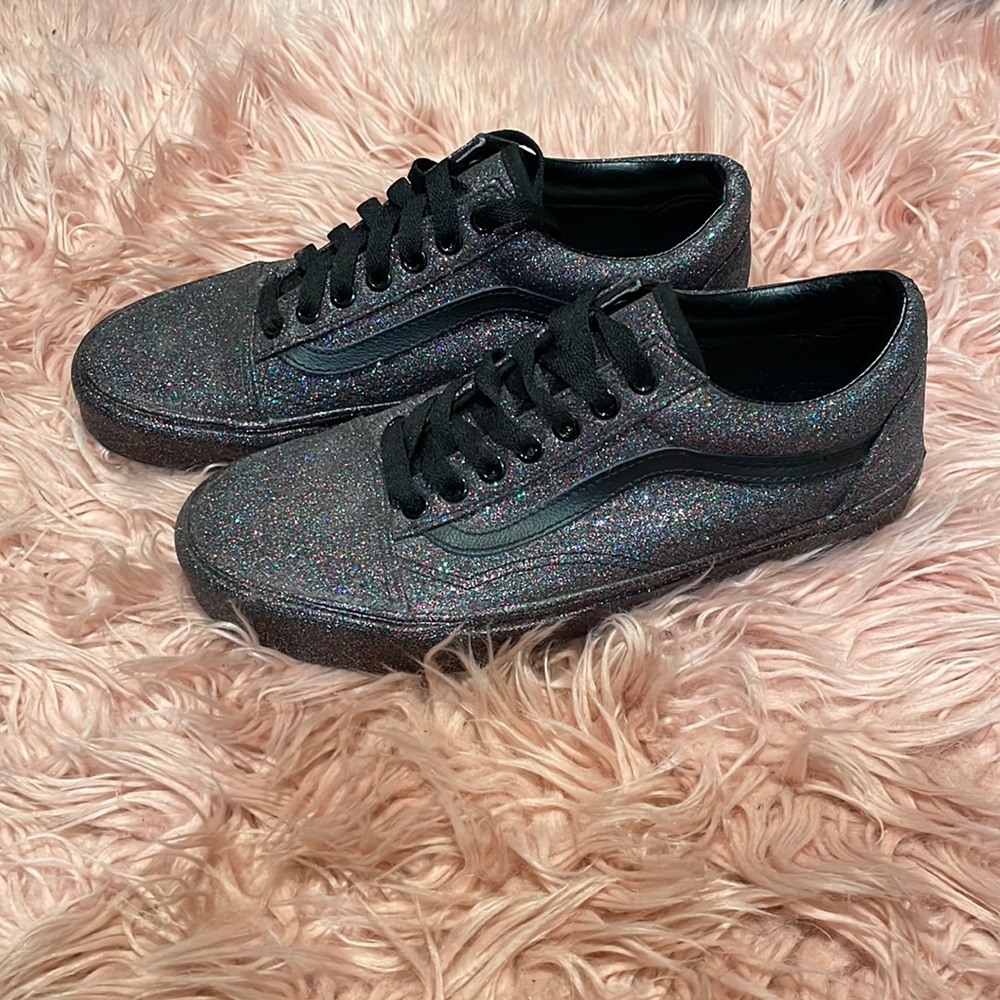 Midnight glitter Vans